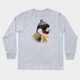 European goldfinch Kids Long Sleeve T-Shirt